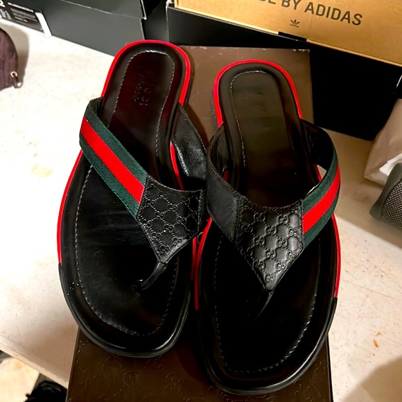 Gucci Shoes Black An Red Gucci Poshmark